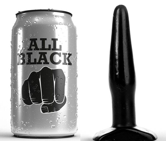 Discover deep, satisfying sensations with the All Black Butt Plug Penetrator. Starter size, soft, and body-safe. Perfect for beginners. Compatible with all lubricants.1